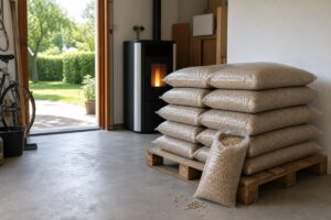 Pellets pour l’hiver : commander en été évite la mauvaise surprise